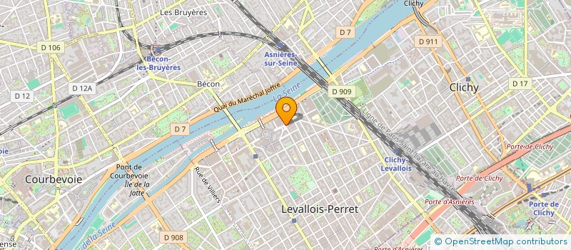 localisation de l'entreprise MADAME JORDANA BENAROUCH à LEVALLOIS PERRET