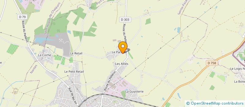 localisation de l'entreprise MADAME JORDANE BOUTE à SAINTE-PAZANNE