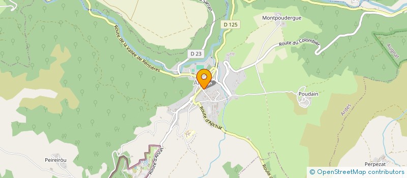 localisation de l'entreprise MADAME JORDANE CHAUMET  ARDES