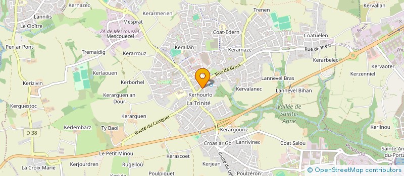 localisation de l'entreprise MADAME JORDANE DREVES  PLOUZANE