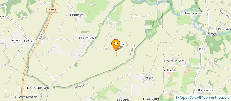 localisation de l'entreprise MADAME JORDANE LEBRUN à TREVRON