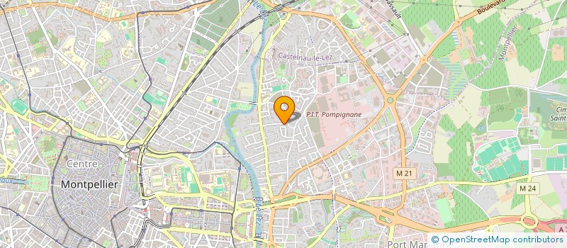 localisation de l'entreprise MADAME JORDANE REBOUL  MONTPELLIER