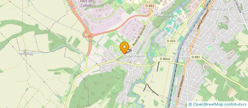 localisation de l'entreprise MADAME JORDANE TSCHIRHART  BRUNSTATT-DIDENHEIM