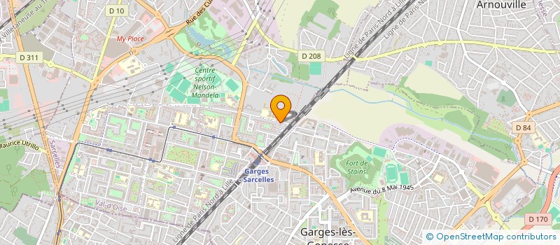 localisation de l'entreprise MADAME JORDANIE ESTIRA  SARCELLES