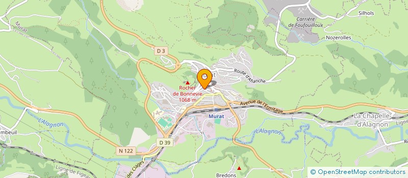 localisation de l'entreprise MADAME JORDANNE COUDERC à MURAT