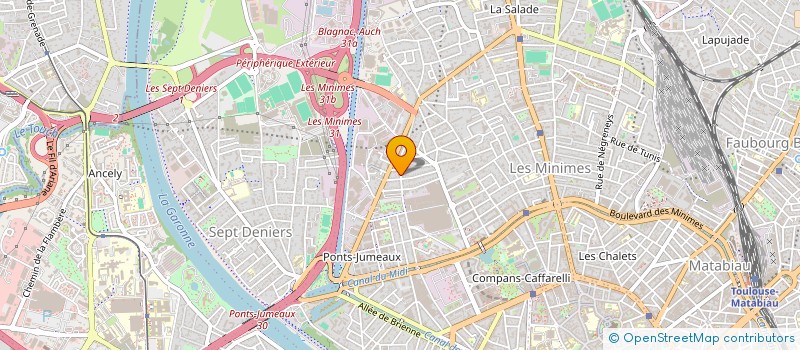 localisation de l'entreprise MADAME JORDY LONGUI à TOULOUSE