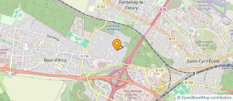 localisation de l'entreprise MADAME JORDY MARQUET  BOIS-D'ARCY