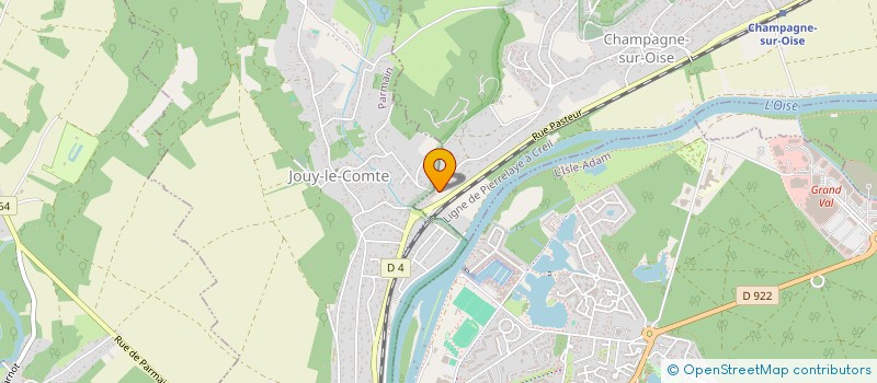 localisation de l'entreprise MADAME JORELLE LE GOAVEC  CHAMPAGNE-SUR-OISE