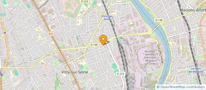 localisation de l'entreprise MADAME JORGELINA PRADO à VITRY-SUR-SEINE