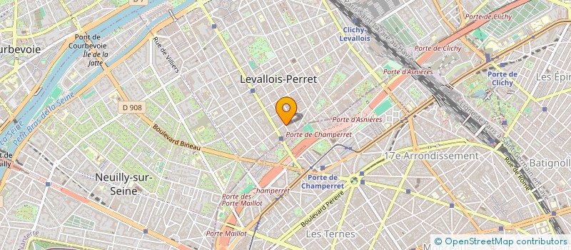 localisation de l'entreprise MADAME JORGINA CROS COROMINA à LEVALLOIS-PERRET