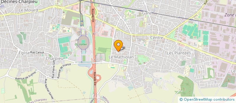 localisation de l'entreprise MADAME JORIANA BIDELOGNE  MEYZIEU