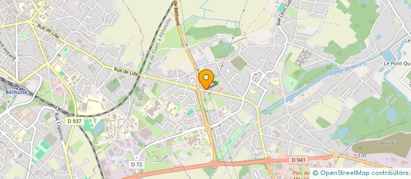 localisation de l'entreprise MADAME JORUSCHKA BIYE BI MBA  BEUVRY