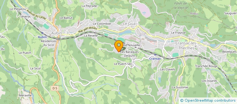 localisation de l'entreprise MADAME JOSE FERTON  AUBIN