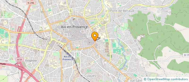 localisation de l'entreprise MADAME JOSE-MARIE MAGNALDI  AIX-EN-PROVENCE