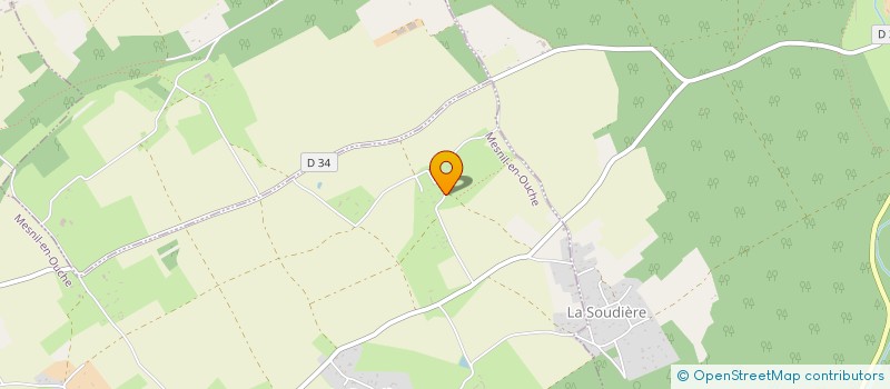 localisation de l'entreprise MADAME JOSEE AUVRAY  MESNIL-EN-OUCHE