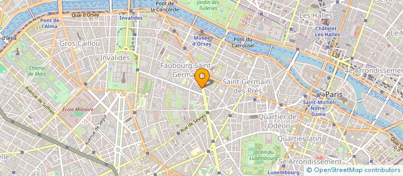 localisation de l'entreprise MADAME JOSEE BONDURAND  PARIS