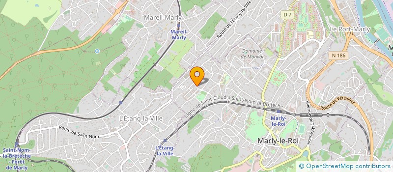 localisation de l'entreprise MADAME JOSEE BORG  MARLY-LE-ROI