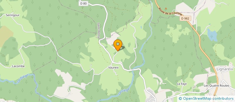 localisation de l'entreprise MADAME JOSEE BOURDOULEIX  SAINT-PARDOUX-LE-VIEUX