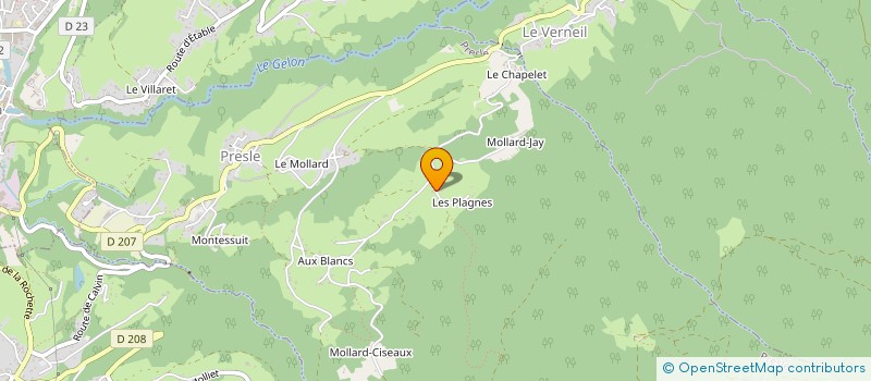 localisation de l'entreprise MADAME JOSEE BROUYERE à PRESLE