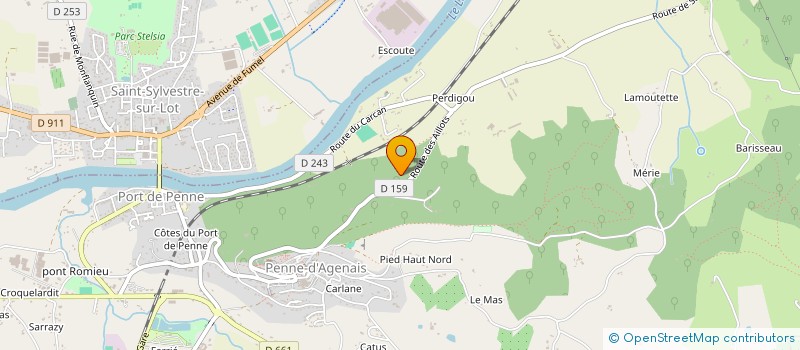 localisation de l'entreprise MADAME JOSEE CAMY  PENNE D'AGENAIS