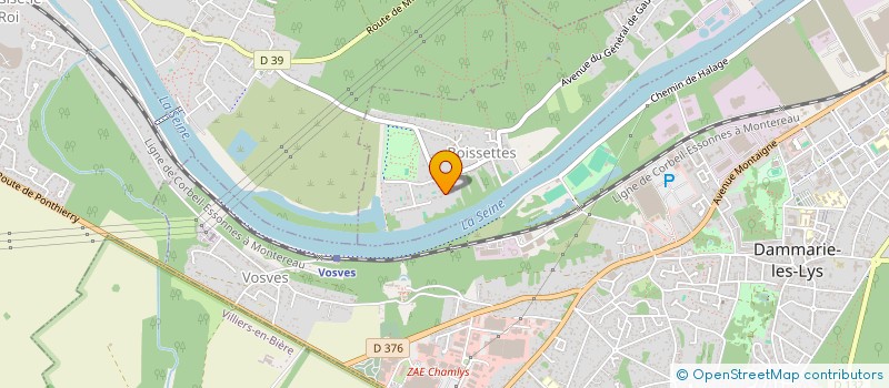 localisation de l'entreprise MADAME JOSEE CLAUDEL  BOISSETTES