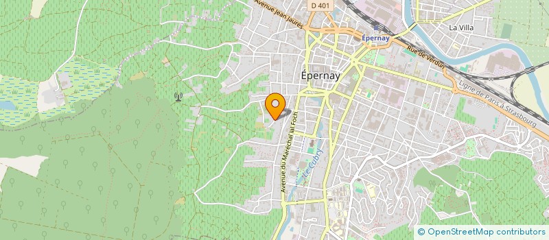 localisation de l'entreprise MADAME JOSEE DEHU  EPERNAY