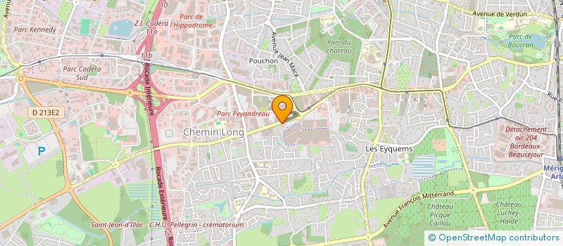 localisation de l'entreprise MADAME JOSEE ETIENNE  MERIGNAC