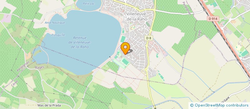 localisation de l'entreprise MADAME JOSEE FABRE  VILLENEUVE-DE-LA-RAHO