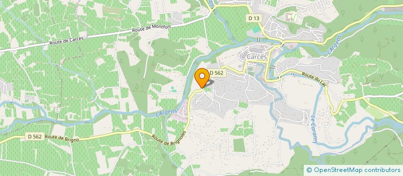 localisation de l'entreprise MADAME JOSEE GAUDREAU  CARCES