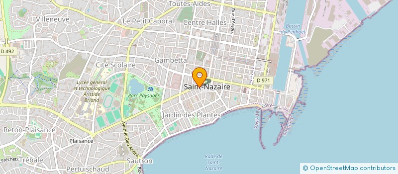 localisation de l'entreprise MADAME JOSEE GOUESNARD à SAINT-NAZAIRE
