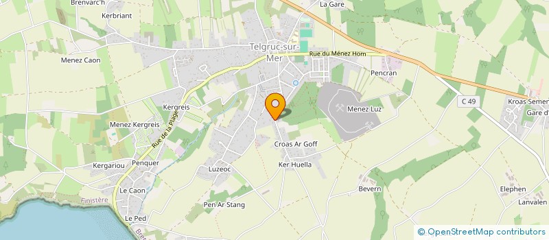localisation de l'entreprise MADAME JOSEE LE BRETON à TELGRUC-SUR-MER