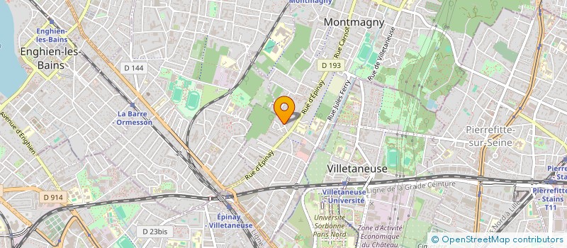 localisation de l'entreprise MADAME JOSEE MANGBAU-EZULU  MONTMAGNY