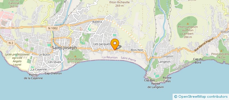 localisation de l'entreprise MADAME JOSEE MARION à SAINT-JOSEPH