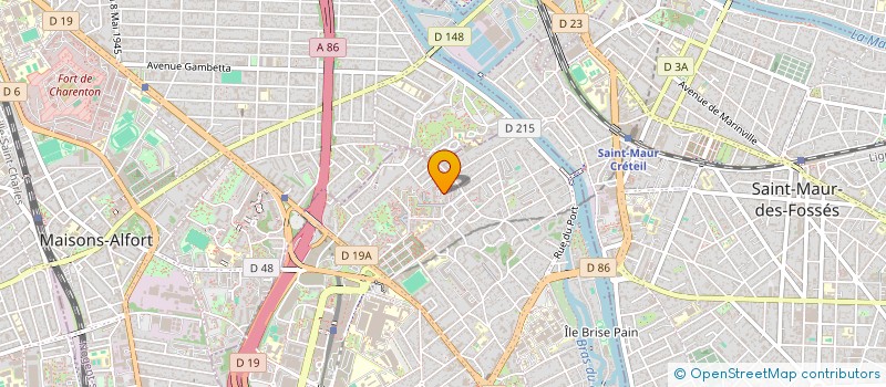 localisation de l'entreprise MADAME JOSEE MOSER  CRETEIL