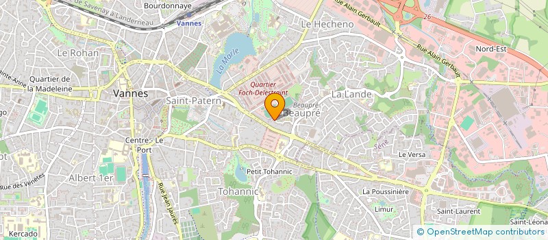 localisation de l'entreprise MADAME JOSEE THOMAS à VANNES