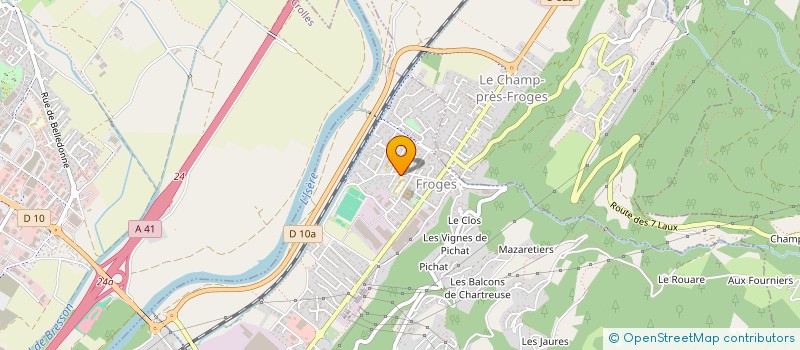 localisation de l'entreprise MADAME JOSEFA ALONSO GARCIA  FROGES