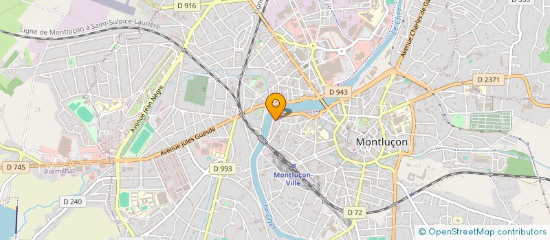 localisation de l'entreprise MADAME JOSEFA DUARTE  MONTLUCON
