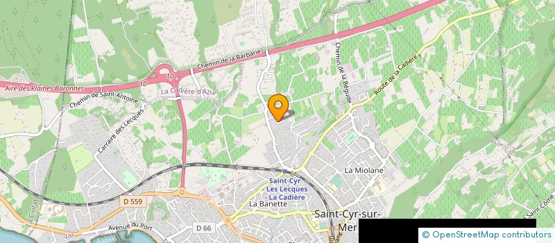 localisation de l'entreprise MADAME JOSEFA LAUGIER à SAINT-CYR-SUR-MER