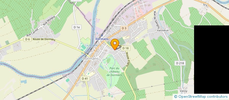 localisation de l'entreprise MADAME JOSEFA MARQUES  DORMANS