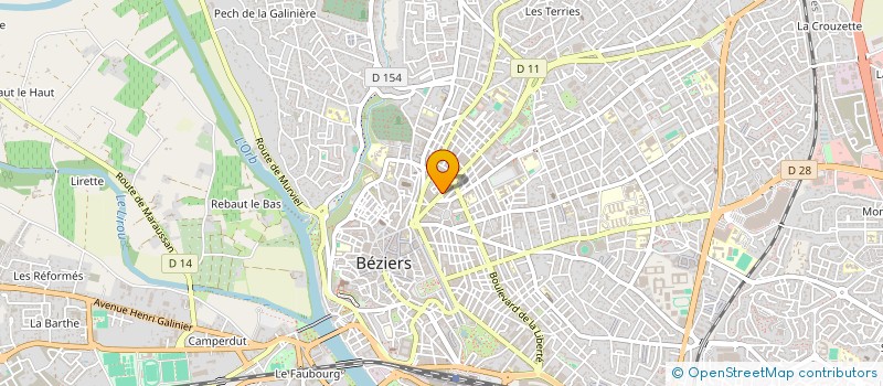 localisation de l'entreprise MADAME JOSEFA MEDINA CASTANO  BEZIERS