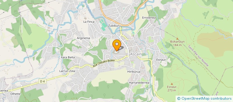 localisation de l'entreprise MADAME JOSEFA TELLECHEA  ASCAIN
