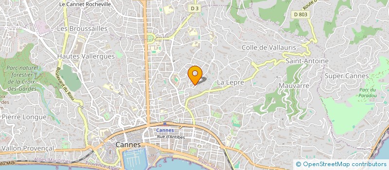 localisation de l'entreprise MADAME JOSEFA TUR AUSINA à CANNES