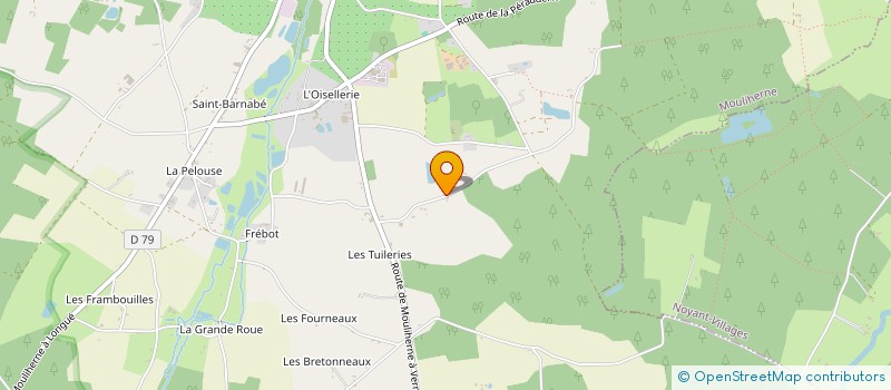 localisation de l'entreprise MADAME JOSEFINA DE JONG  MOULIHERNE