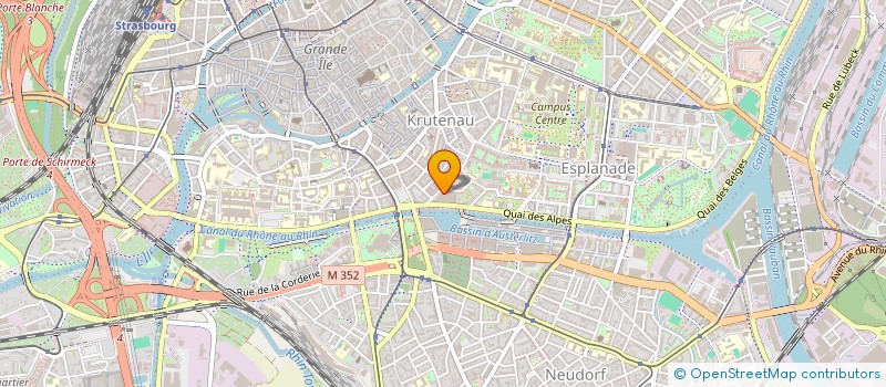 localisation de l'entreprise MADAME JOSELERE MONDESIR  STRASBOURG