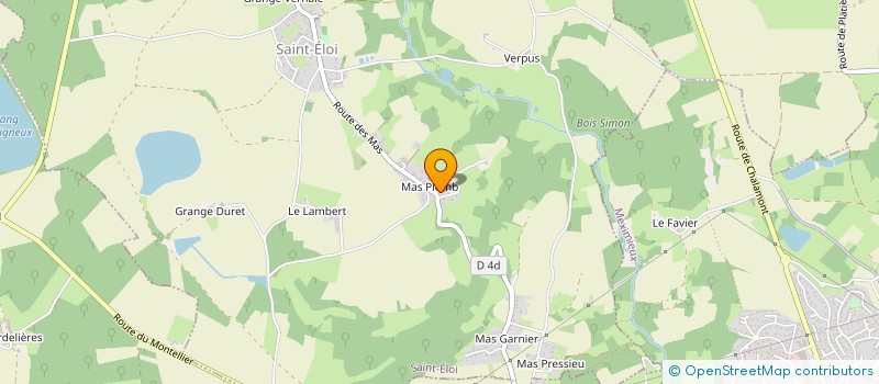 localisation de l'entreprise MADAME JOSELINE ERRE  SAINT-ELOI