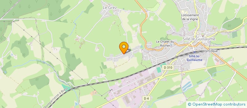 localisation de l'entreprise MADAME JOSELINE LECOQ  LE GREZ