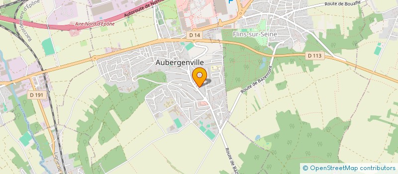 localisation de l'entreprise MADAME JOSELINE LEJEUSNE  AUBERGENVILLE