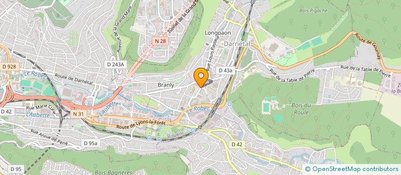 localisation de l'entreprise MADAME JOSELINE LOUIS CLEMENT  DARNETAL