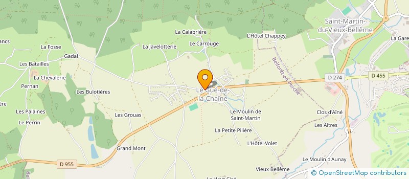 localisation de l'entreprise MADAME JOSELINE PAUMIER à BELFORET-EN-PERCHE