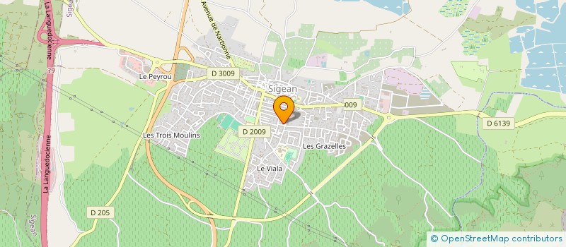 localisation de l'entreprise MADAME JOSELINE PECH  SIGEAN